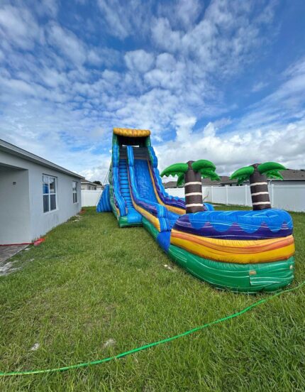 Tropical Oasis Water Slide  26ft tall