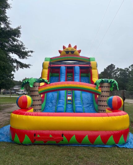 Tropical Sunshine Dual Lane Waterslide