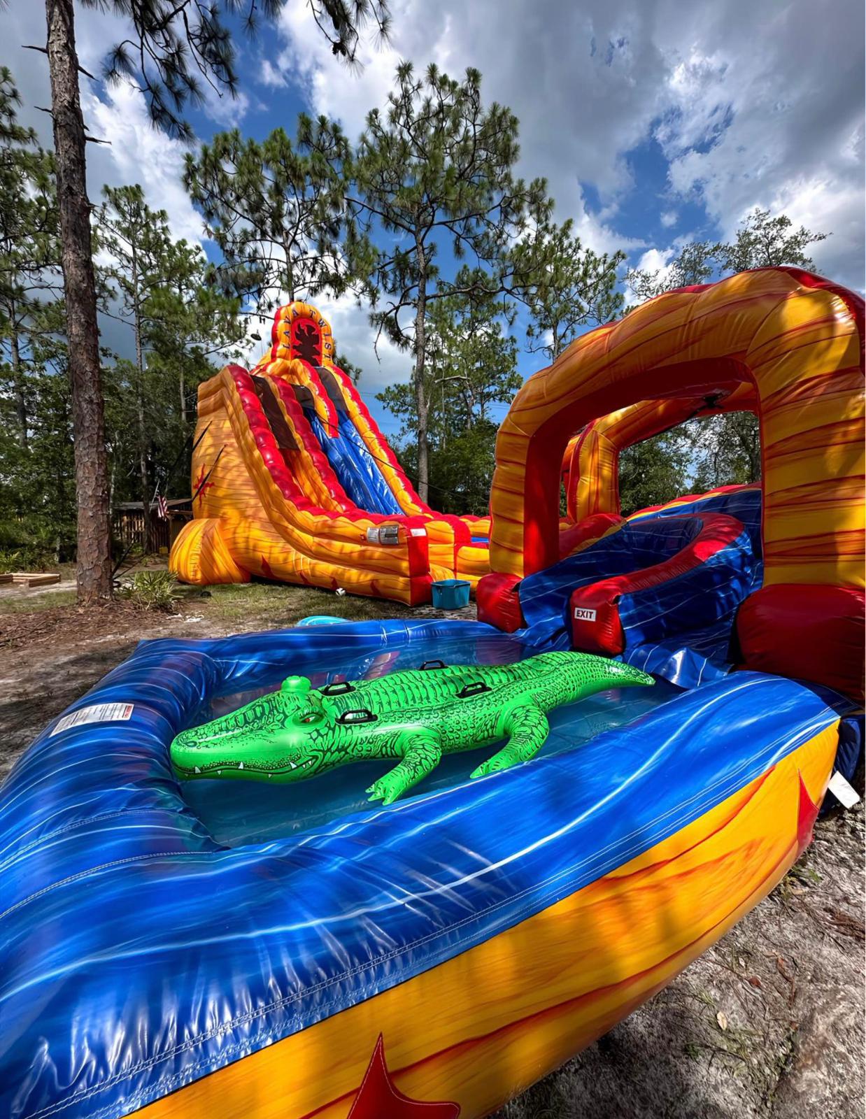 Lava Falls Dual Lane Waterslide